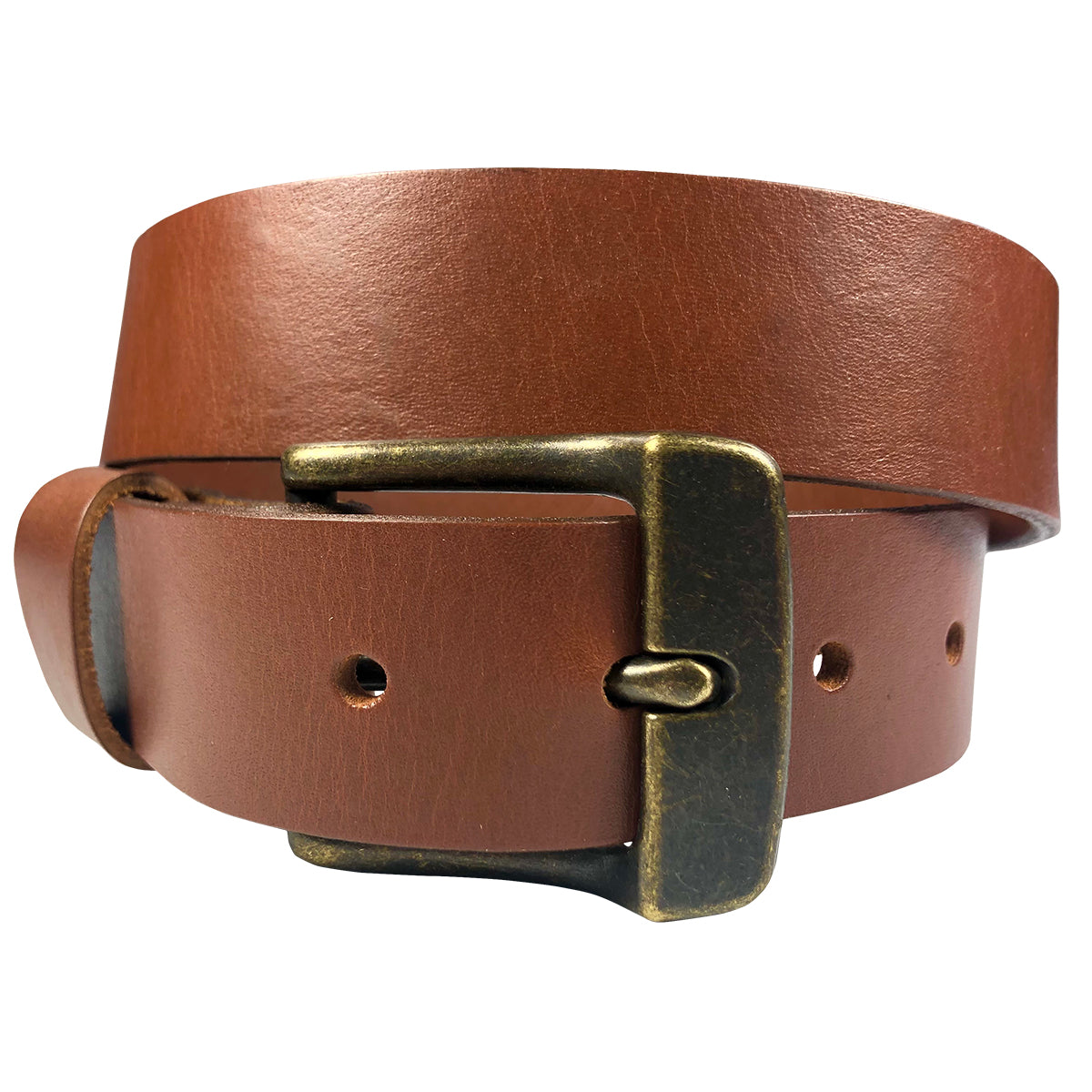 1.25"(32mm) Brown Bridle Leather Belt Handmade in Canada by Zelikovitz