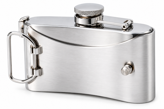 Rhinestone Cross Flask – Stylish Stainless Steel Hip 3 oz Flask