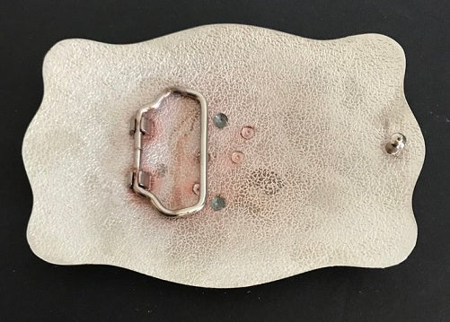 Letter A Initial Monogram Large Western Belt Buckle