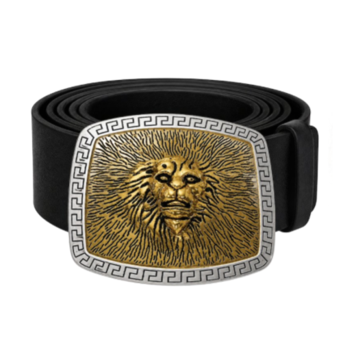 Lion Head Africa King Jungle Big Belt Buckle