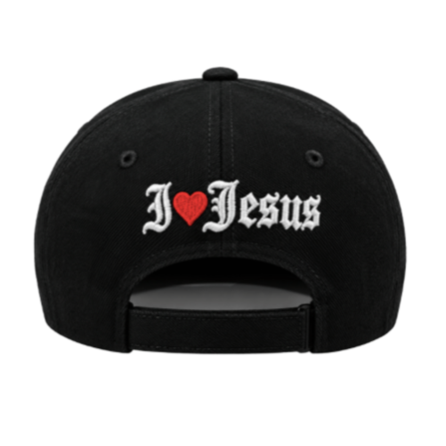 I Love Jesus Embroidered Baseball Cap | Christian Religious Sports Hat
