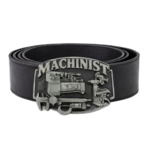 Hebilla de cinturón de metal para operadores de máquinas maquinistas