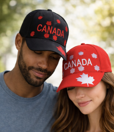 Canadá Mapleleaf canadiense bordado unisex gorra de béisbol sombrero