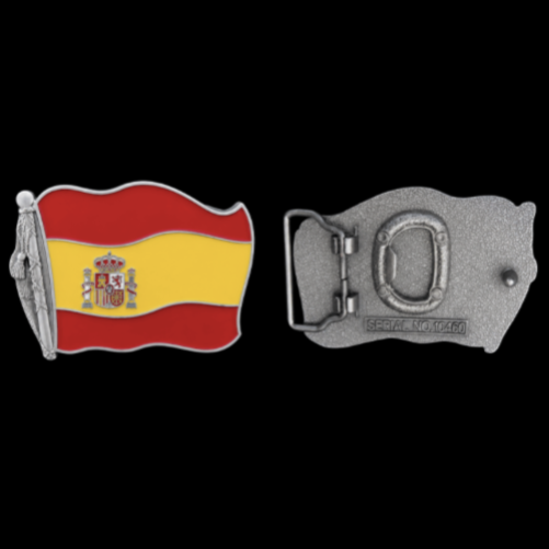 Spain Spanish Iberian National Flag Belt Buckle