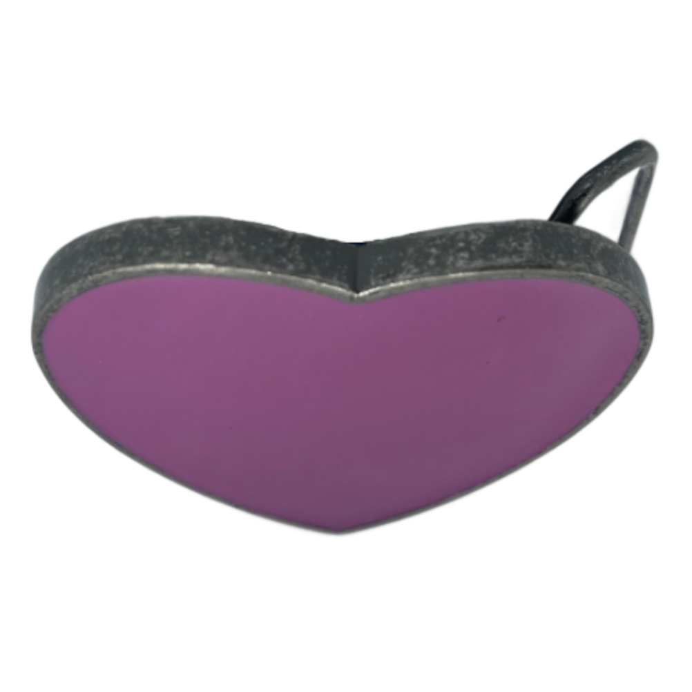 Love Gift Valentine Pink Heart Belt Buckle