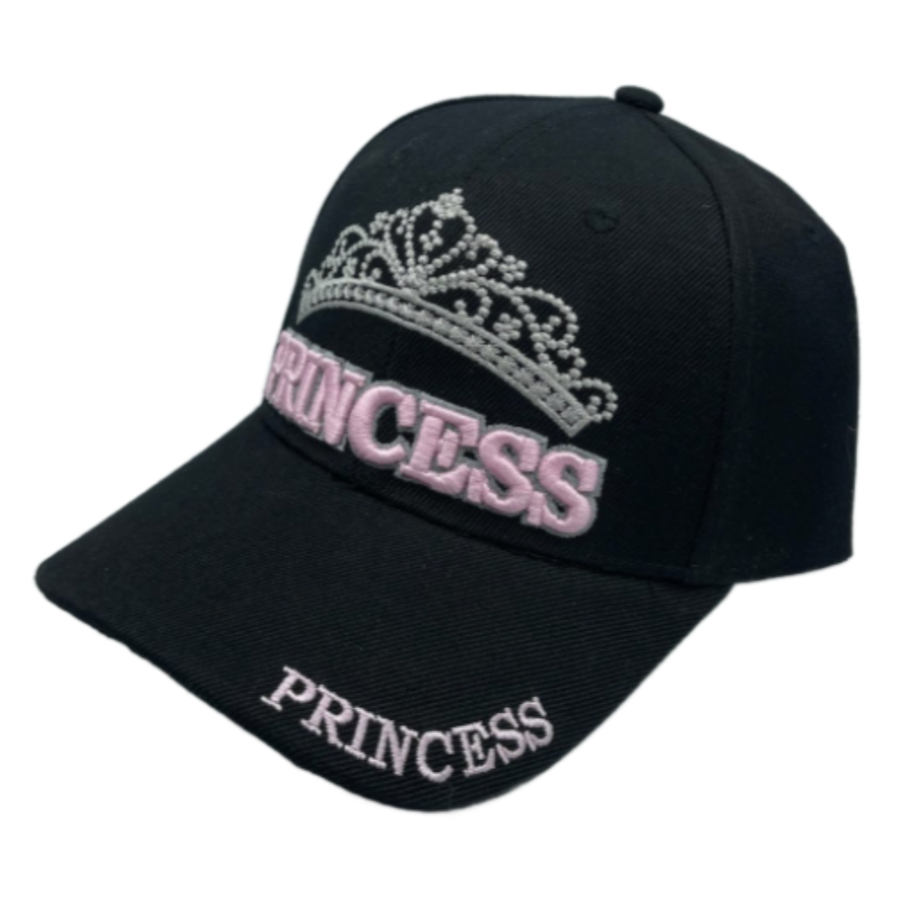 Princess Tiara Women's Embroidered Baseball Ball Cap Fashion Hat