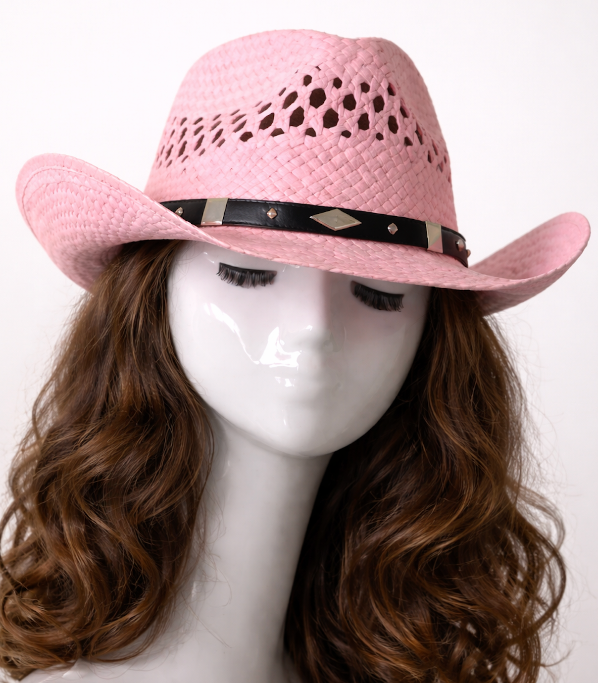 Straw Hat Summer Outdoor Men Women Western Cowboy Breathable Hats