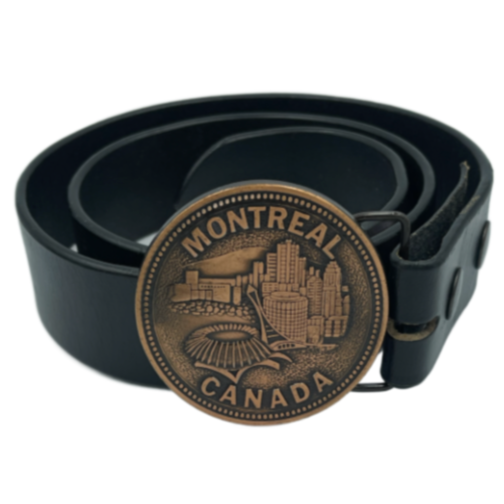 Boucle de ceinture du stade olympique Penny de la ville de Montréal du Canada
