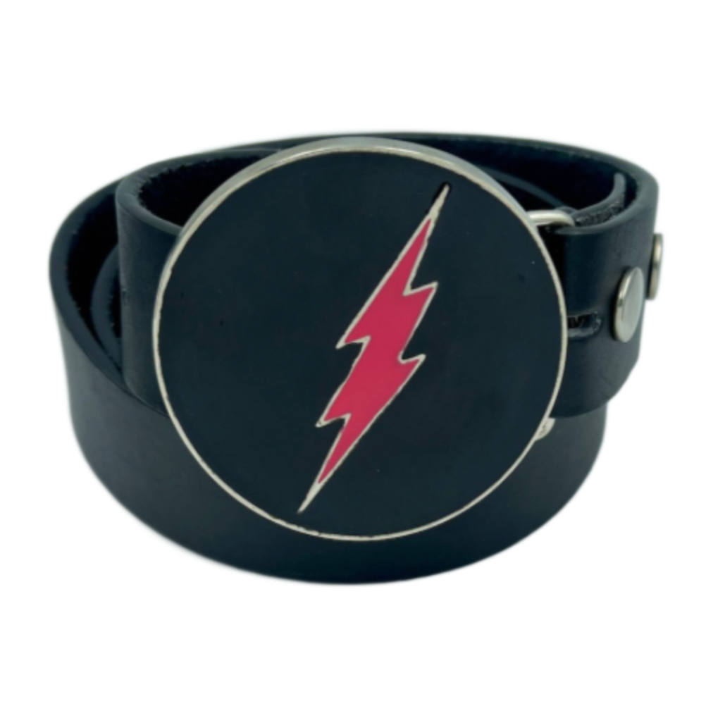 Thunder Lightning Bolt Flash Electrician Belt Buckle