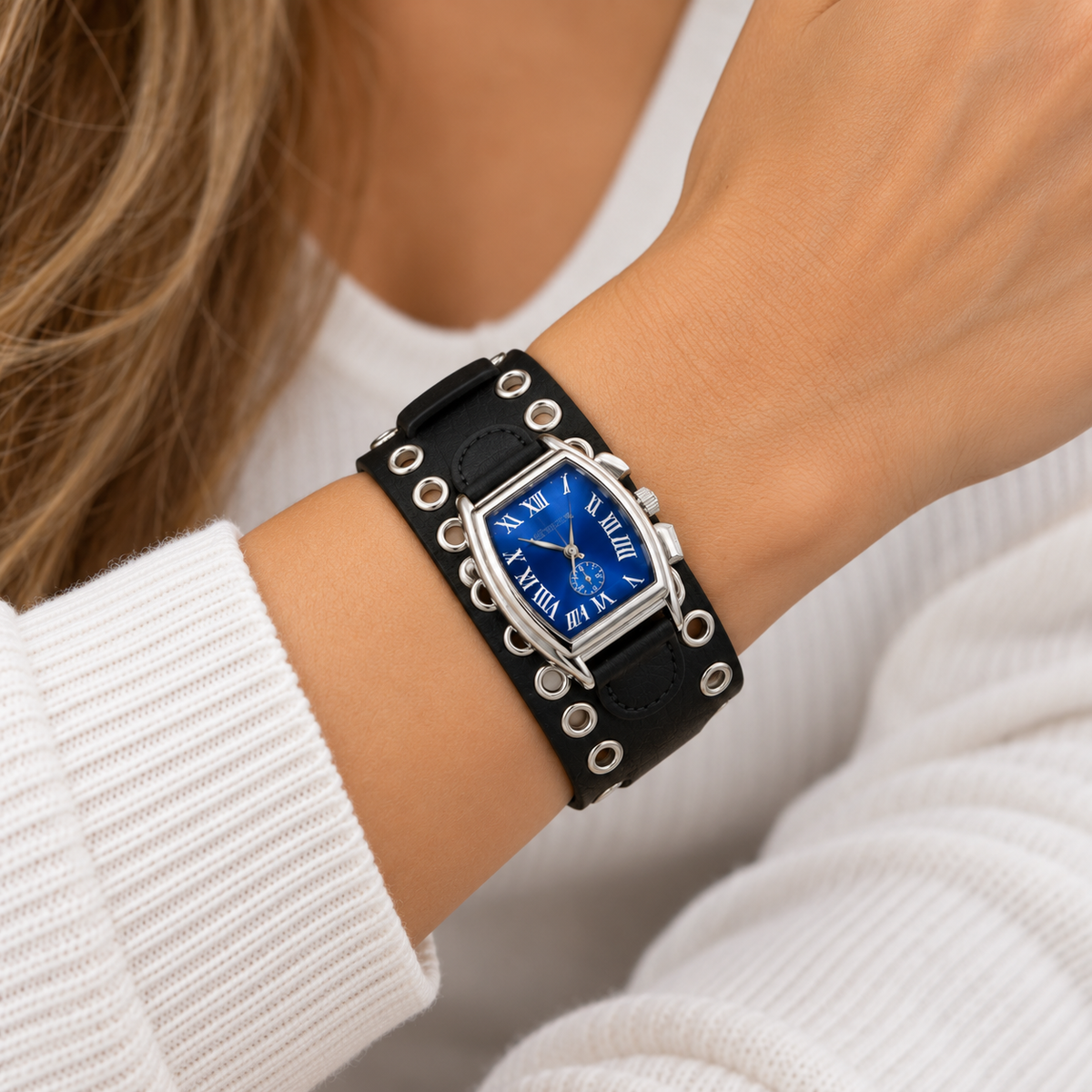 Unisex Oversized Cuff Bracelet Watch – Fashion Wristwatch for Men, Women, Girls & Boys