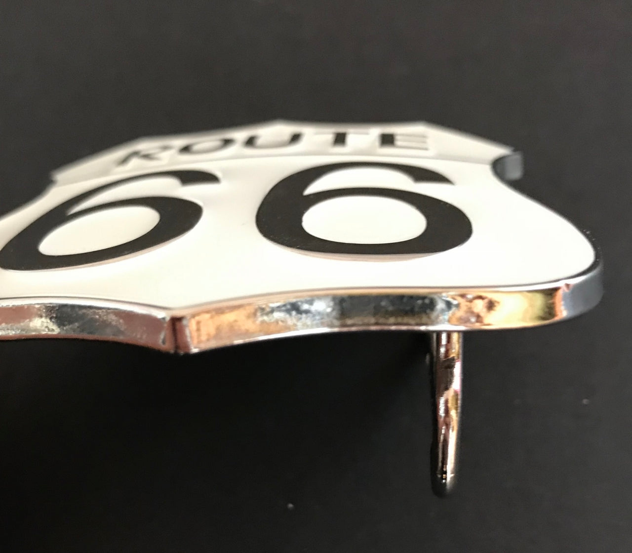 Route Rt 66 USA Highway Sign Belt Buckle Bottle Opener