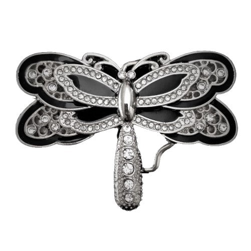 Dragonfly Fashion Insect Rhinestone Belt Buckle