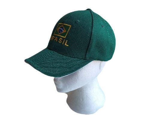 Brazilian Embroidered Flag Baseball Ball Cap Brasil Sports Sun Hat