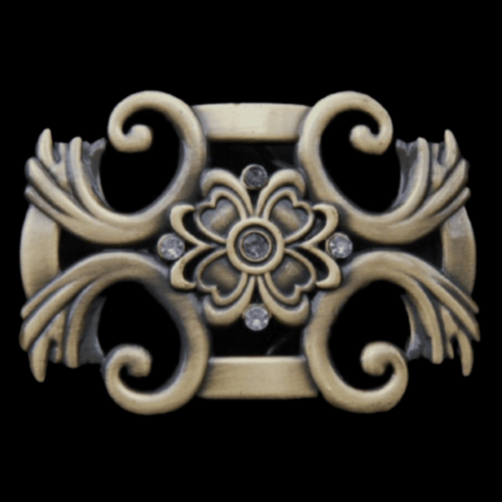 Flower Classy Hippie Era Fashion Belt Buckle