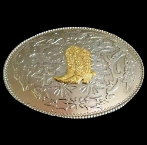 Cowboy Boots Western Attire Rancher Fashion Style Belt Buckle