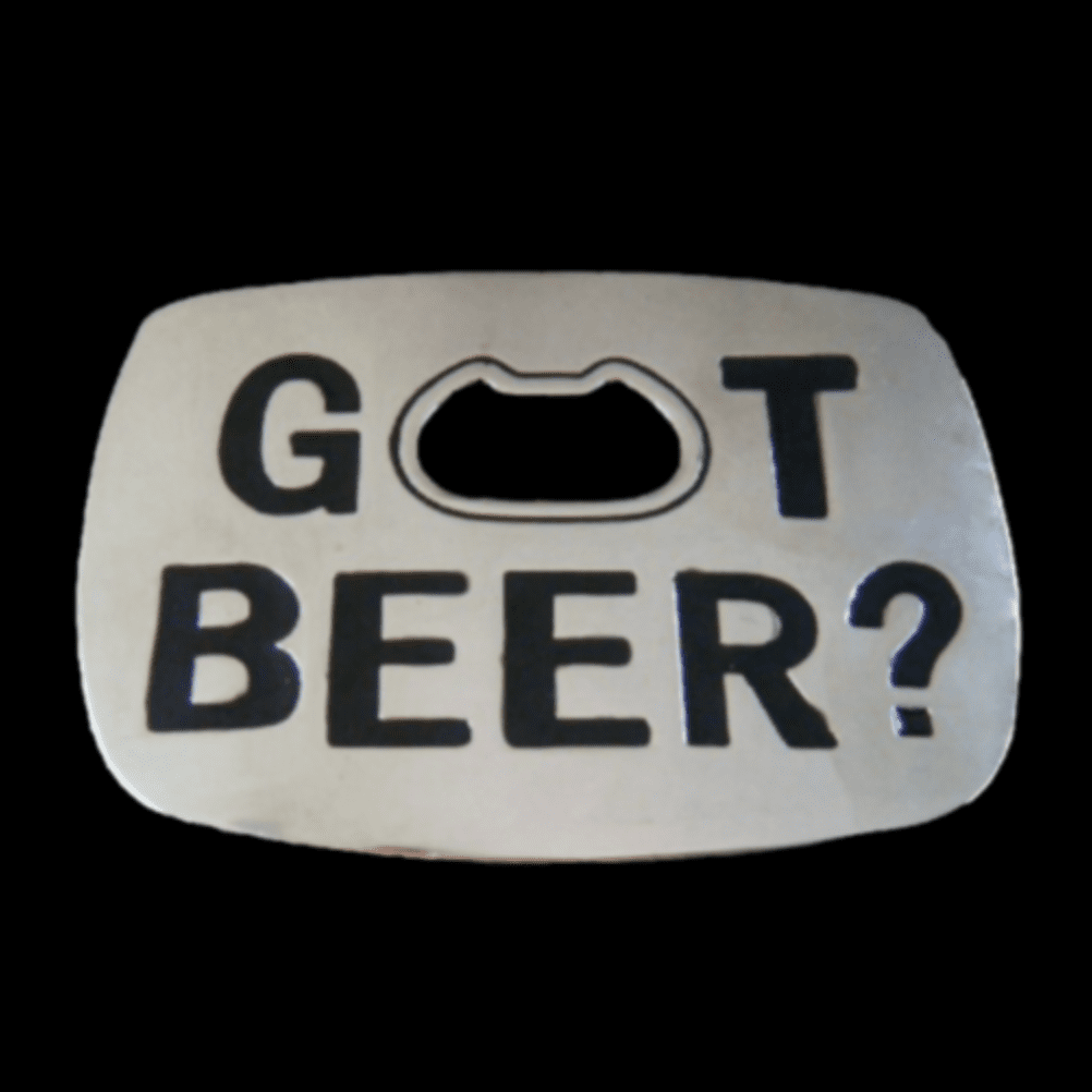 Got Beer Bottle Opener Bar Party Animal Fun Unisex Belt Buckle