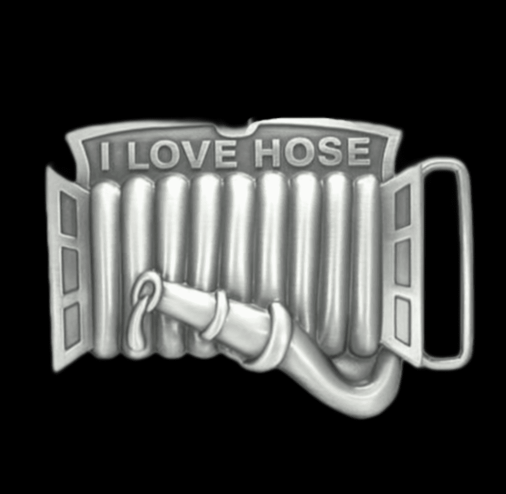 I Love Hose Funny Humor Belt Buckle