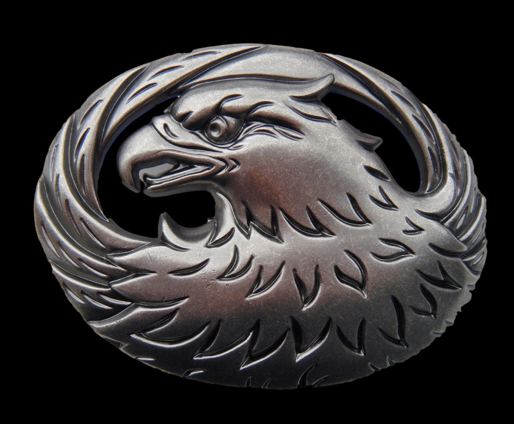 Eagle Head Motorcycle Club Biker Belt Buckles