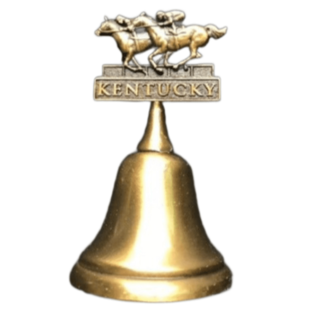 Kentucky Louisiana Jockey Horse Sport USA Counter Bell Decor Souvenir