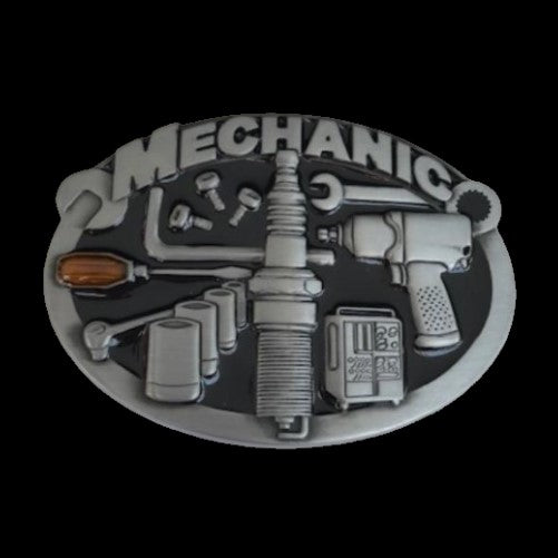 Garage Mechanic Vehicle Tools Profession Belt Buckle