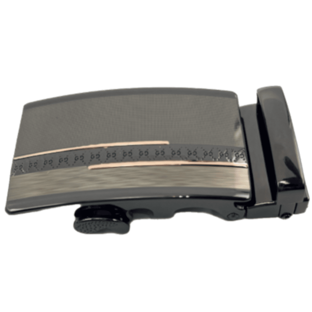 Cinturón con hebilla automática de metal para hombre Hebillas con hebilla automática Diseño de moda con clase