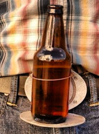 Beverage Drink Can Beer Bottle Holder Cross Belt Buckle