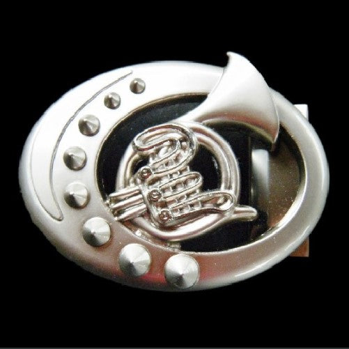 Trumpet Tuba Trombone Music Instrument Musician Belt Buckle