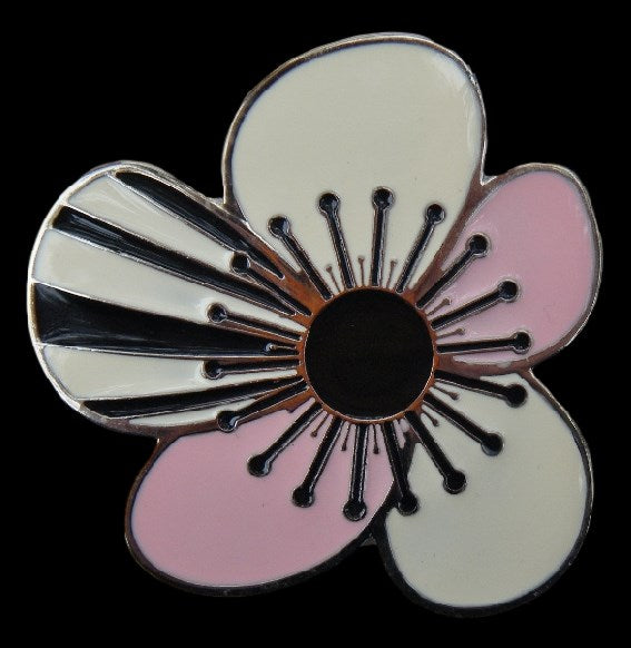 Flower Petals Hippie Bohemian Fashion Belt Buckle