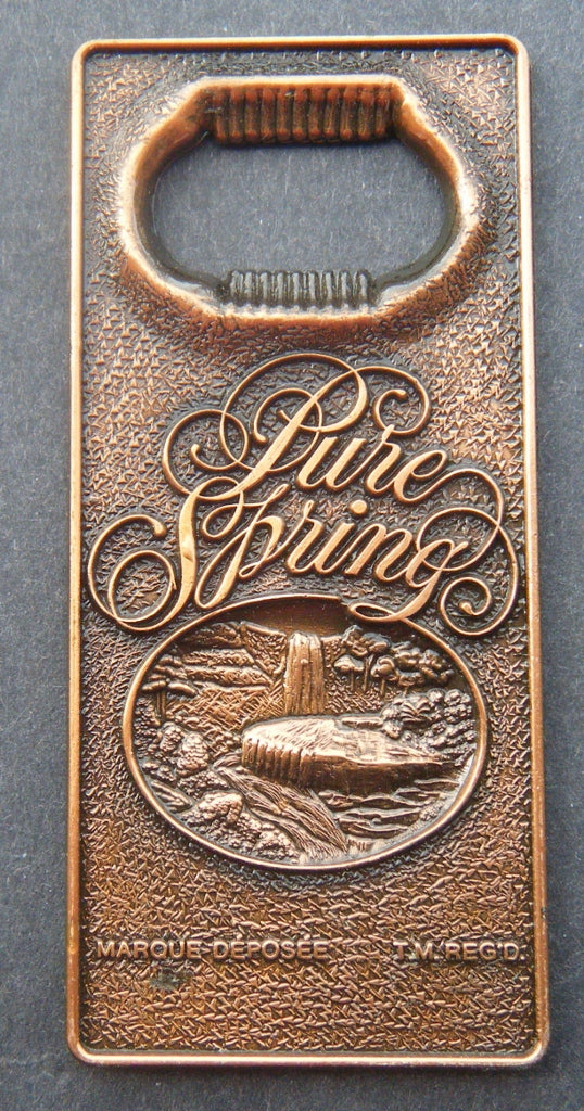 PURE SPRING SOUVENIR MOUNTAIN WATER BEVERAGE BOTTLE OPENER