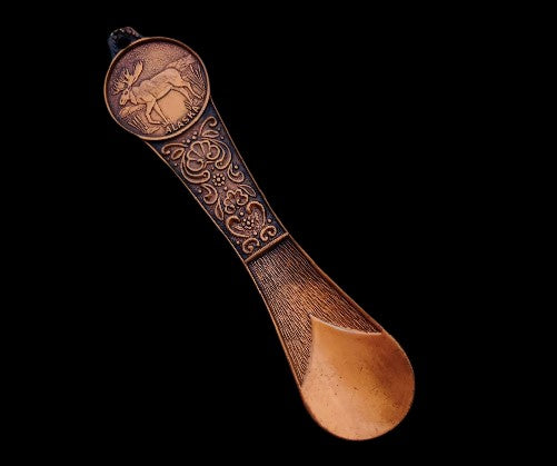 SHOE HORN SHOEHORN OF AN ALASKA MOOSE SOUVENIR SOLID ITEM
