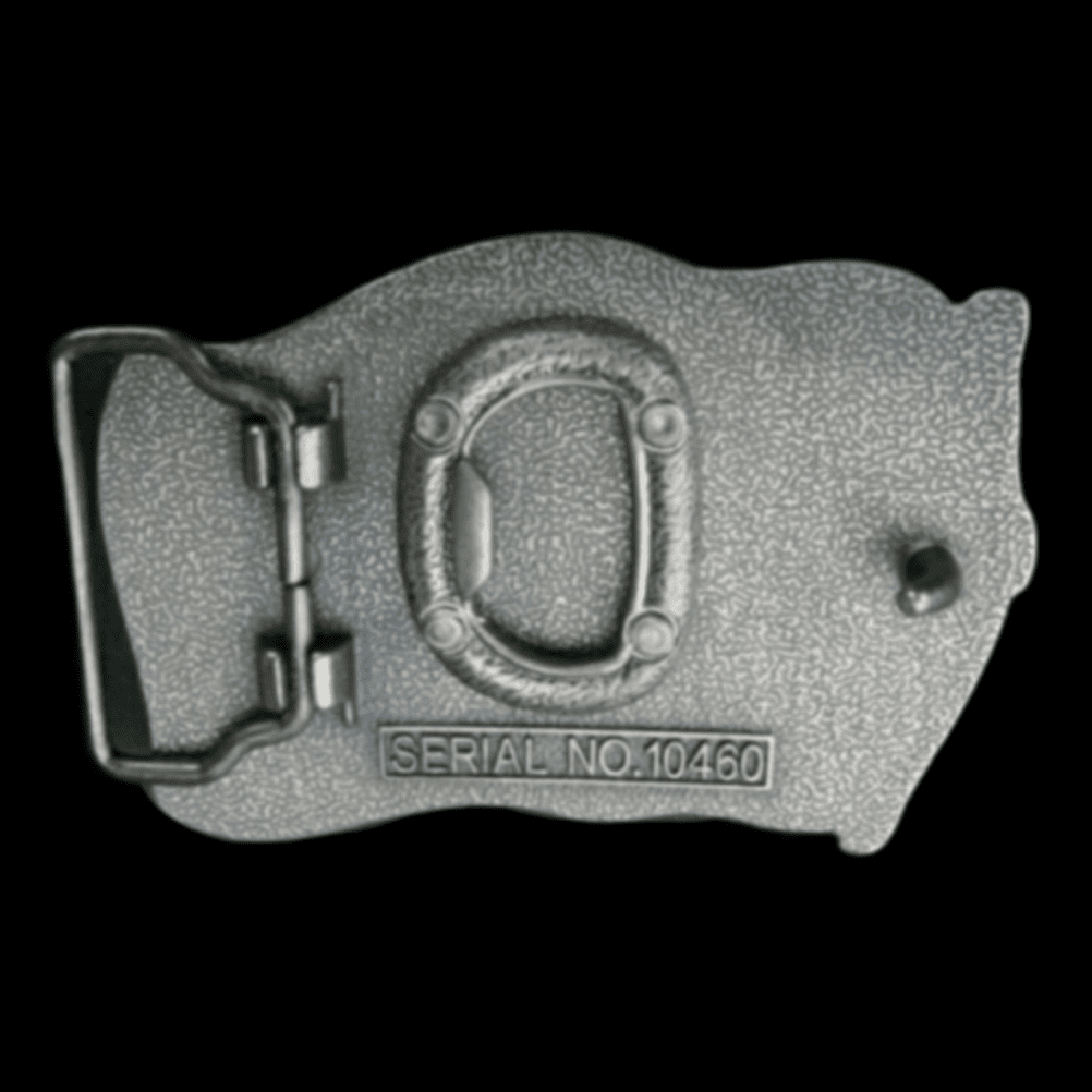 Hebilla de cinturón de bandera nacional española de España