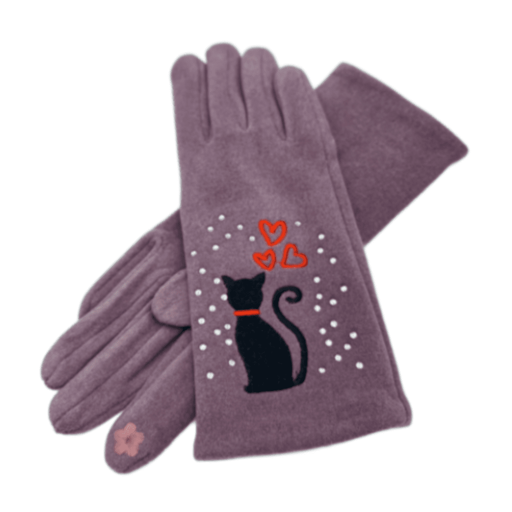 Women Winter Warm Fashion Gloves With Cat Ears