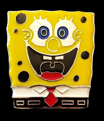 Yellow Smiling Funny Kids Fun Toy Belt Buckle