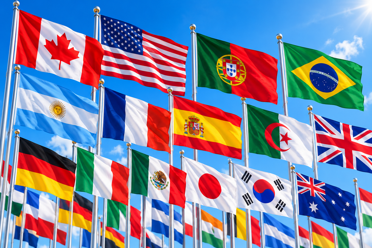 Flags - International & National Pole - Flag