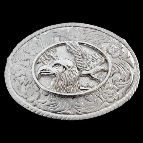 Eagle Wildlife Tribal Native Art Western Belt Buckle