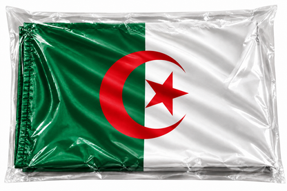 Argelia País argelino Fútbol Gran poste ondeante Bandera Algerie Beau Grand Drapeau