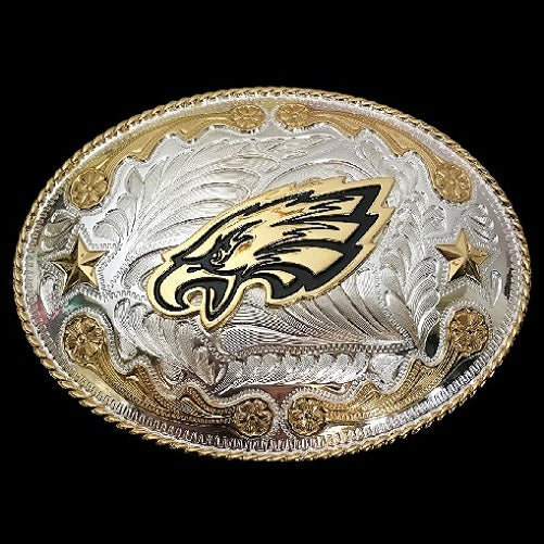 Grande boucle de ceinture western Eagle Cowboys Cowgirls