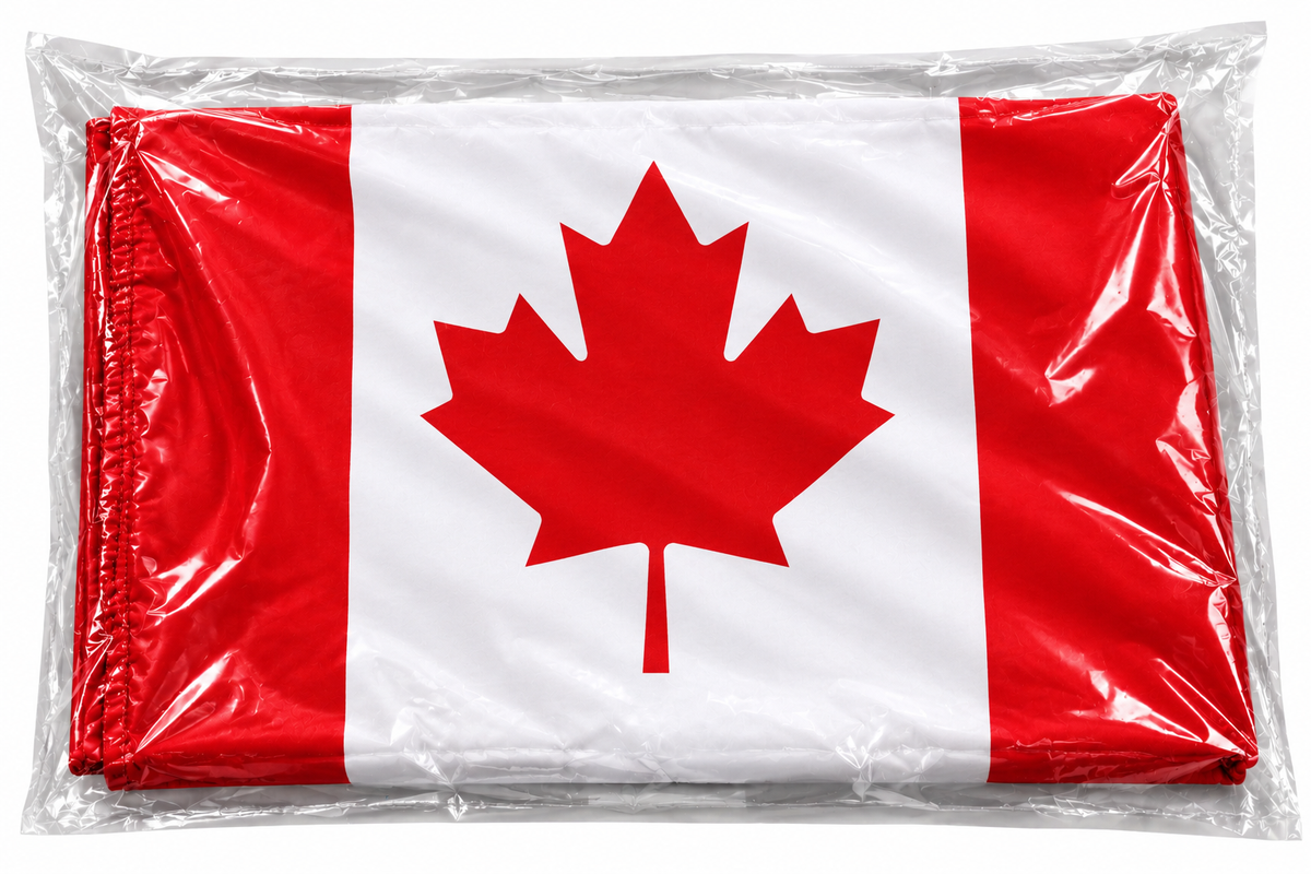 Nueva bandera de asta canadiense de doble cara grande de Canadá