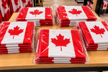 Nueva bandera de asta canadiense de doble cara grande de Canadá