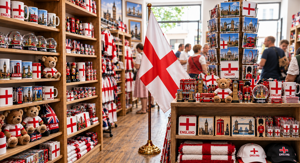 INGLATERRA REINO UNIDO PAÍS NACIONAL ONDEANDO LA BANDERA DEL POLO DE FÚTBOL