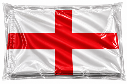 INGLATERRA REINO UNIDO PAÍS NACIONAL ONDEANDO LA BANDERA DEL POLO DE FÚTBOL