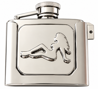 Rhinestone Cross Flask – Stylish Stainless Steel Hip 3 oz Flask