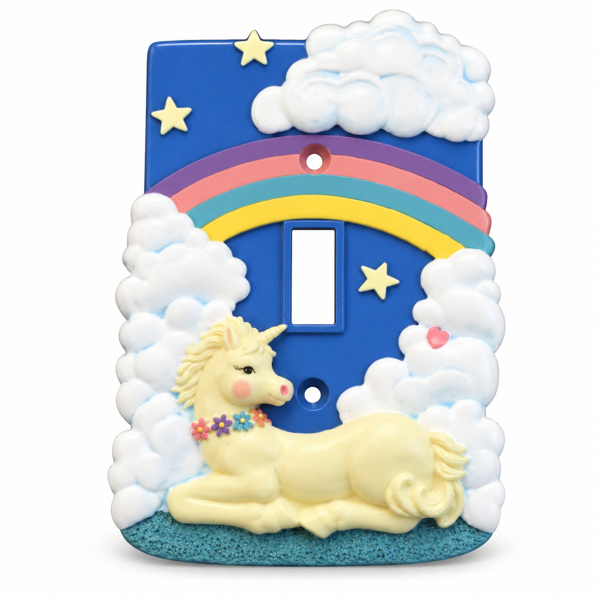 Glow In The Dark Kids Baby Room Single Toggle Light Switch Plate Cover