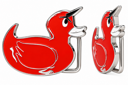 Red Devil Duck Belt Buckle With Horns – Get Your Ducks Straight!