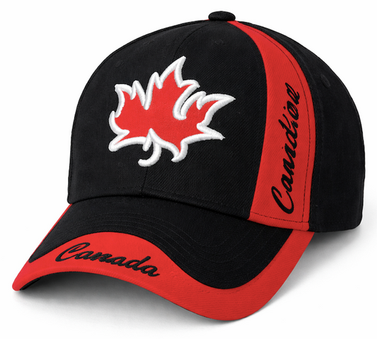 Bandera de Canadá Gorra de béisbol Gorra Hoja de arce Casqueta roja y blanca