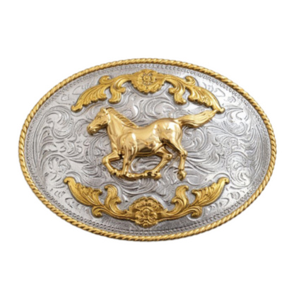 Horse Equestrian Cowboy Fashion Western Belt Buckle