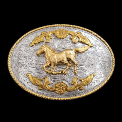 Horse Equestrian Cowboy Fashion Western Belt Buckle
