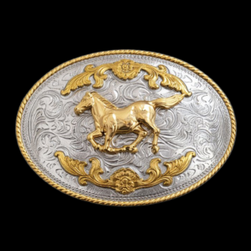 Horse Equestrian Cowboy Fashion Western Belt Buckle