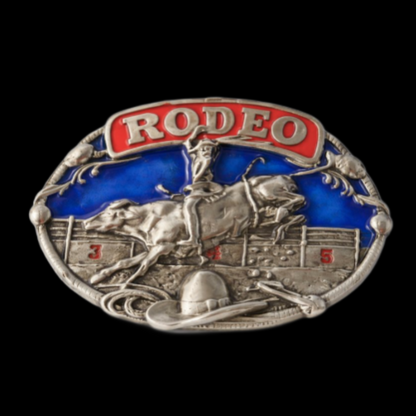 Rodeo Cowboy Cowgirl Bull Rider Western Belt Buckle