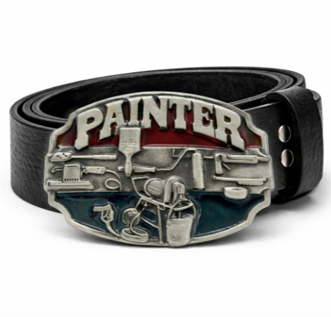 Painter Work Profession Paint Paintbrush Tools Belt Buckle